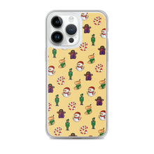 Load image into Gallery viewer, Desi Christmas Elements Yellow iPhone Case