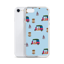 Load image into Gallery viewer, Auto, Earrings, and Chai Blue Phone Case: iPhone