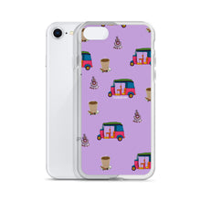 Load image into Gallery viewer, Auto, Earrings, and Chai Purple Phone Case: iPhone