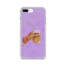 Load image into Gallery viewer, Iced Coffee Mendhi Hands Phone Case: iPhone