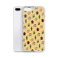 Load image into Gallery viewer, Desi Christmas Elements Yellow iPhone Case