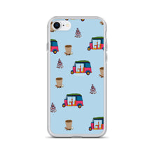 Load image into Gallery viewer, Auto, Earrings, and Chai Blue Phone Case: iPhone