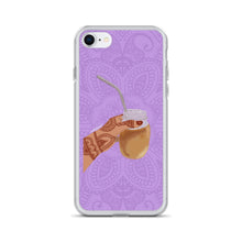Load image into Gallery viewer, Iced Coffee Mendhi Hands Phone Case: iPhone