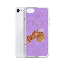 Load image into Gallery viewer, Iced Coffee Mendhi Hands Phone Case: iPhone