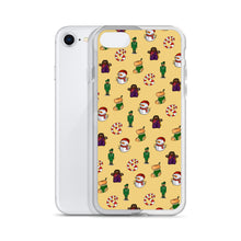 Load image into Gallery viewer, Desi Christmas Elements Yellow iPhone Case