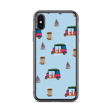 Load image into Gallery viewer, Auto, Earrings, and Chai Blue Phone Case: iPhone