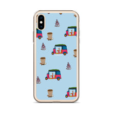 Load image into Gallery viewer, Auto, Earrings, and Chai Blue Phone Case: iPhone