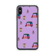 Load image into Gallery viewer, Auto, Earrings, and Chai Purple Phone Case: iPhone