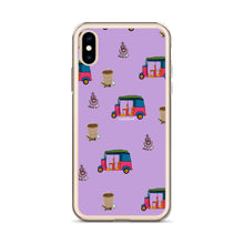 Load image into Gallery viewer, Auto, Earrings, and Chai Purple Phone Case: iPhone