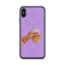 Load image into Gallery viewer, Iced Coffee Mendhi Hands Phone Case: iPhone