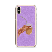 Load image into Gallery viewer, Iced Coffee Mendhi Hands Phone Case: iPhone