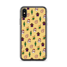 Load image into Gallery viewer, Desi Christmas Elements Yellow iPhone Case
