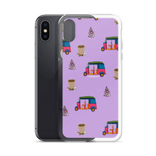 Load image into Gallery viewer, Auto, Earrings, and Chai Purple Phone Case: iPhone
