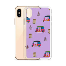Load image into Gallery viewer, Auto, Earrings, and Chai Purple Phone Case: iPhone