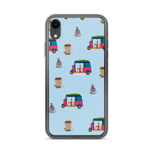 Load image into Gallery viewer, Auto, Earrings, and Chai Blue Phone Case: iPhone