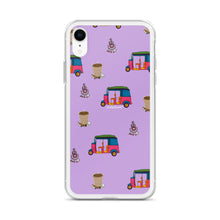 Load image into Gallery viewer, Auto, Earrings, and Chai Purple Phone Case: iPhone