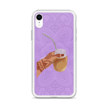 Load image into Gallery viewer, Iced Coffee Mendhi Hands Phone Case: iPhone