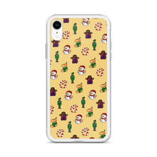 Load image into Gallery viewer, Desi Christmas Elements Yellow iPhone Case