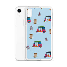 Load image into Gallery viewer, Auto, Earrings, and Chai Blue Phone Case: iPhone