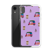 Load image into Gallery viewer, Auto, Earrings, and Chai Purple Phone Case: iPhone