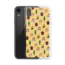 Load image into Gallery viewer, Desi Christmas Elements Yellow iPhone Case