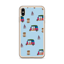 Load image into Gallery viewer, Auto, Earrings, and Chai Blue Phone Case: iPhone