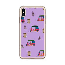 Load image into Gallery viewer, Auto, Earrings, and Chai Purple Phone Case: iPhone