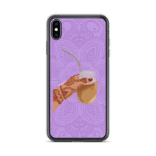Load image into Gallery viewer, Iced Coffee Mendhi Hands Phone Case: iPhone
