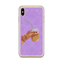Load image into Gallery viewer, Iced Coffee Mendhi Hands Phone Case: iPhone