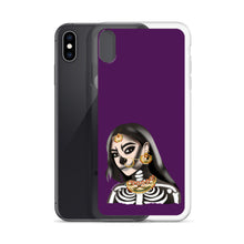 Load image into Gallery viewer, Desk Skeleton iPhone Case