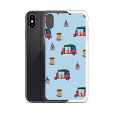 Load image into Gallery viewer, Auto, Earrings, and Chai Blue Phone Case: iPhone