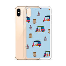 Load image into Gallery viewer, Auto, Earrings, and Chai Blue Phone Case: iPhone