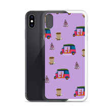 Load image into Gallery viewer, Auto, Earrings, and Chai Purple Phone Case: iPhone