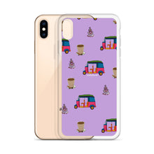 Load image into Gallery viewer, Auto, Earrings, and Chai Purple Phone Case: iPhone