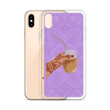 Load image into Gallery viewer, Iced Coffee Mendhi Hands Phone Case: iPhone