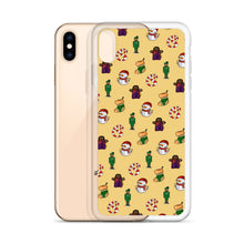 Load image into Gallery viewer, Desi Christmas Elements Yellow iPhone Case