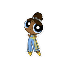 Load image into Gallery viewer, Desi Powerpuff Girl Sticker- Bubbles