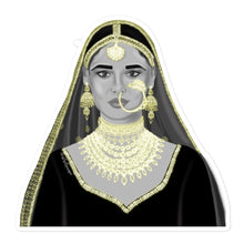 Load image into Gallery viewer, Bubble-free Sticker: Gold Jewelry Rani