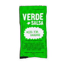 Load image into Gallery viewer, Desi Verde Taco Bell Sauce Sticker: Log Kya Kahenge