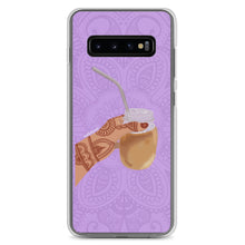 Load image into Gallery viewer, Iced Coffee Mendhi Hands Phone Case: Samsung