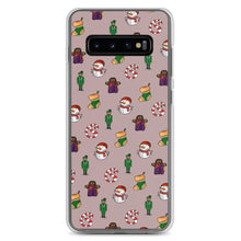 Load image into Gallery viewer, Desi Christmas Elements Gray Samsung Case