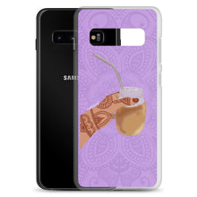 Load image into Gallery viewer, Iced Coffee Mendhi Hands Phone Case: Samsung