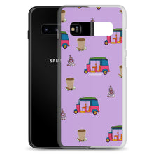 Load image into Gallery viewer, Auto, Earrings, and Chai Purple Phone Case: Samsung