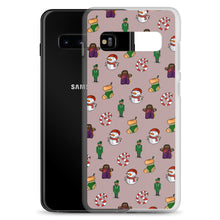 Load image into Gallery viewer, Desi Christmas Elements Gray Samsung Case