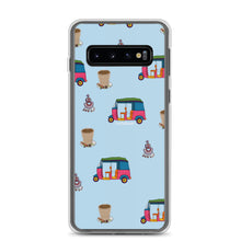 Load image into Gallery viewer, Auto, Earrings, and Chai Blue Phone Case: Samsung