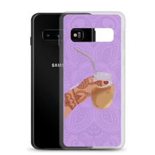 Load image into Gallery viewer, Iced Coffee Mendhi Hands Phone Case: Samsung