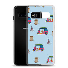Load image into Gallery viewer, Auto, Earrings, and Chai Blue Phone Case: Samsung