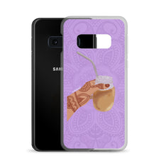 Load image into Gallery viewer, Iced Coffee Mendhi Hands Phone Case: Samsung