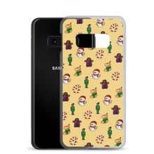 Load image into Gallery viewer, Desi Christmas Elements Yellow Samsung Case