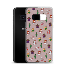 Load image into Gallery viewer, Desi Christmas Elements Gray Samsung Case